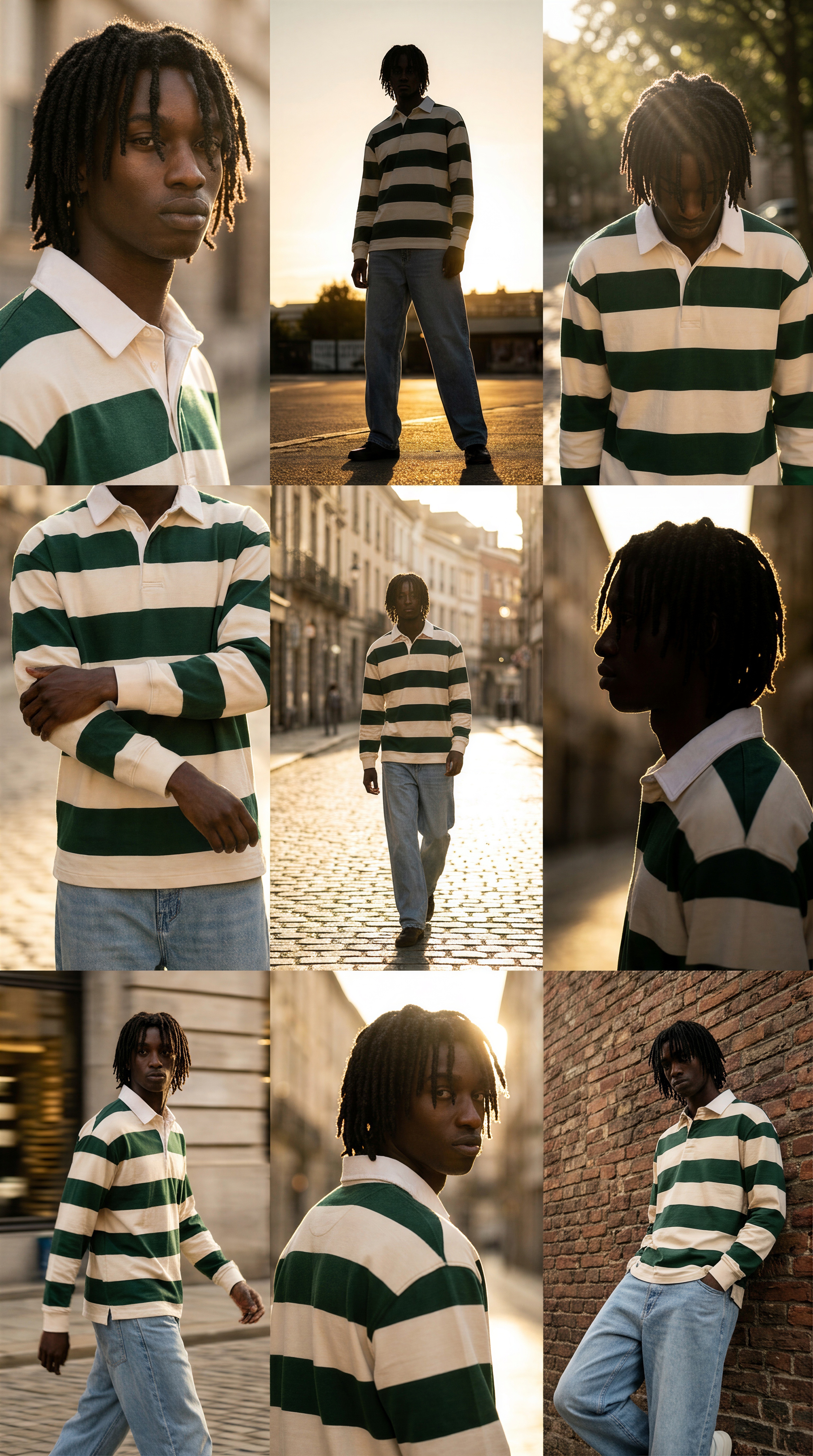 Street fashion — golden hour portrait